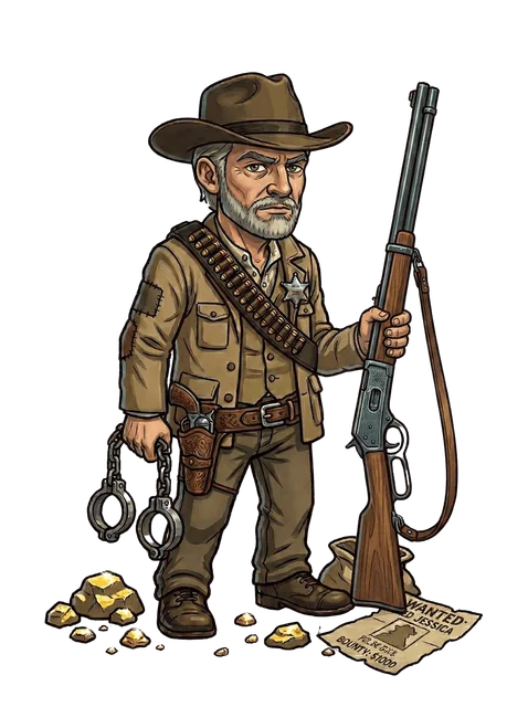 The Bounty Hunter character art